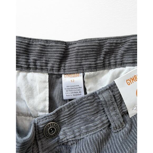 NWT Gymboree Gray Corduroy Pants, Size 12 - Picture 6 of 6